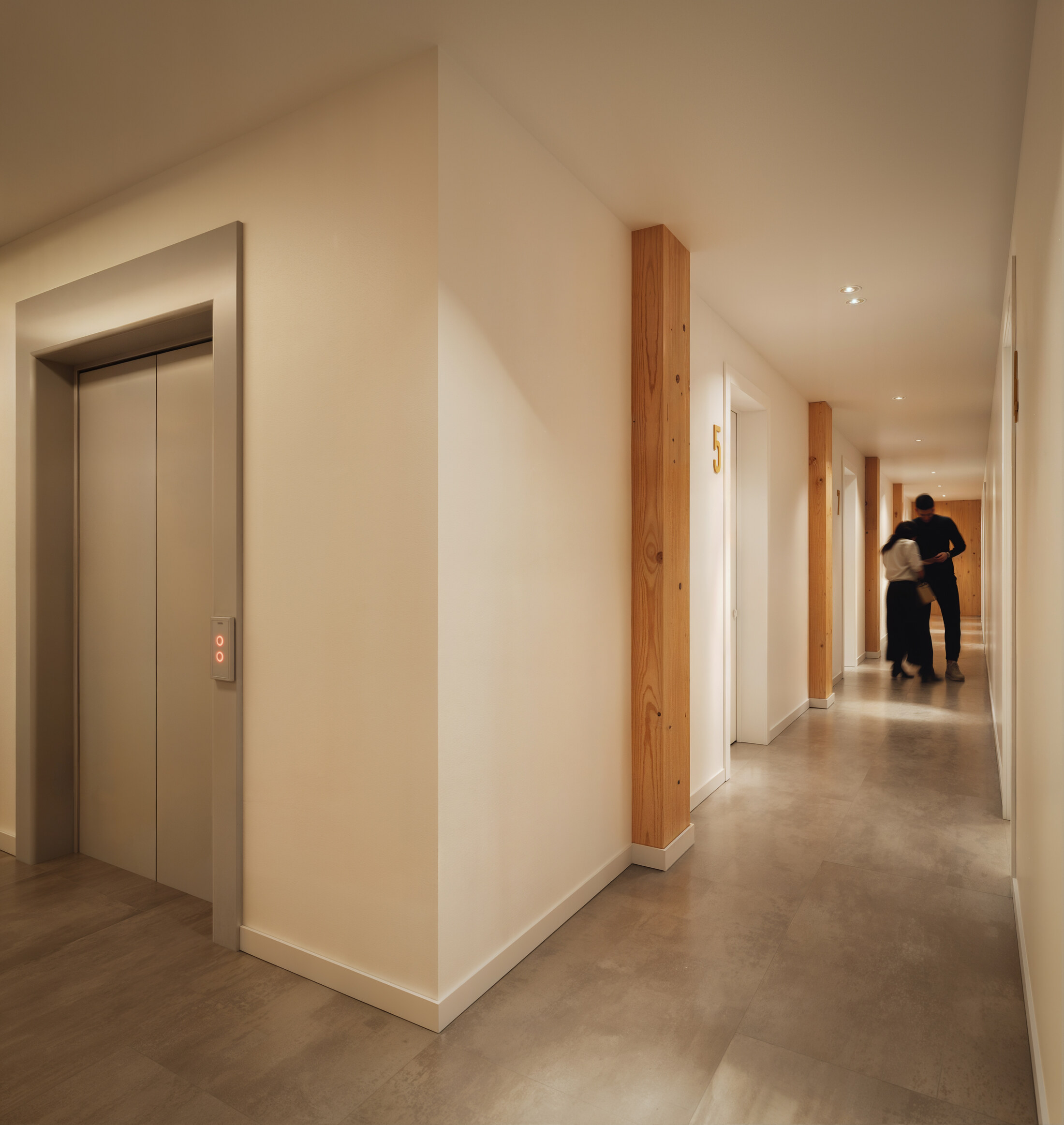 Vivienda asequible h0 — vista pasillo